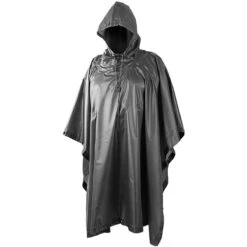 Helikon Waterproof Poncho Ripstop Black
